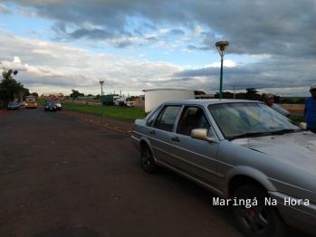 foto de Roda se solta de veículo e atinge ciclista em Paiçandu