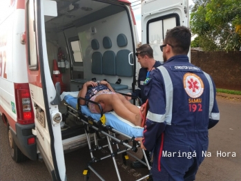 foto de Roda se solta de veículo e atinge ciclista em Paiçandu