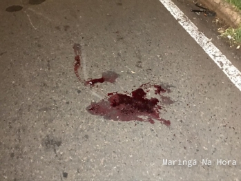 foto de Motociclista fica gravemente ferido após bater contra bicicleta em Maringá