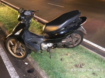 foto de Motociclista fica gravemente ferido após bater contra bicicleta em Maringá