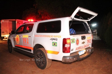 foto de Homem é socorrido em estado grave após ser baleado em Maringá 