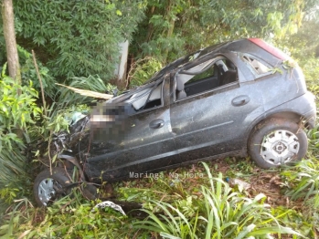 foto de Motorista morre após bater carro contra árvores entre Água Boa e Paiçandu