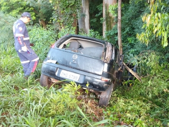 foto de Motorista morre após bater carro contra árvores entre Água Boa e Paiçandu