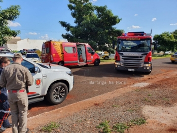 foto de Criança de 3 anos cai em buraco de 5 metros e é resgatada em Maringá