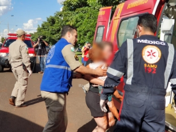 foto de Criança de 3 anos cai em buraco de 5 metros e é resgatada em Maringá