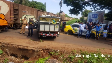 foto de Idoso morre atropelado na linha de trem em Sarandi