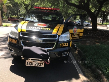 foto de Dois atropelamentos em Maringá e um em Sarandi envolvendo motocicletas