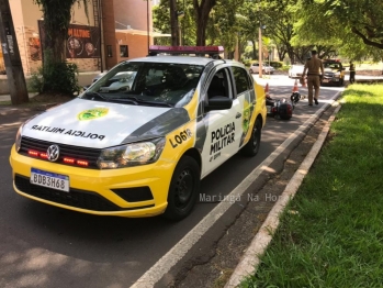 foto de Dois atropelamentos em Maringá e um em Sarandi envolvendo motocicletas