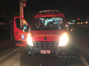 foto de Dois atropelamentos em Maringá e um em Sarandi envolvendo motocicletas