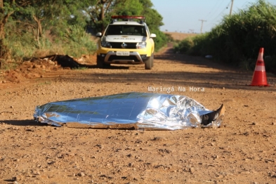 foto de Homem é encontrado morto com perfuração pelo corpo na área rural de Maringá