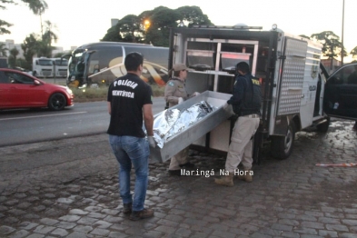 foto de Jovem morre após bater motocicleta na traseira de caminhão estacionado em Maringá