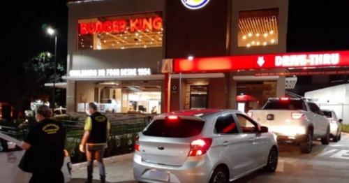 Burger King em Maringá foi fechada pela operação da Fiscalização Integrada