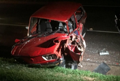 foto de Homem morre atropelado por caminhão enquanto empurrava carro no Contorno de Marialva