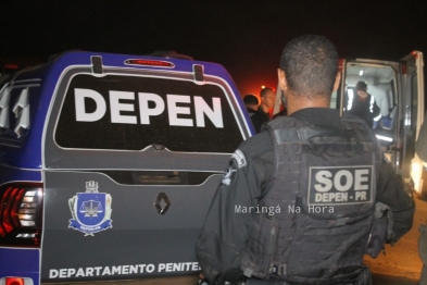 foto de Homem é baleado ao tentar jogar drogas e celulares para interior de presídio de Maringá