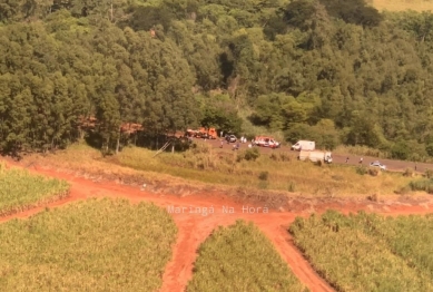 foto de Colisão frontal mata mãe e filho em acidente entre as cidades de Colorado e Itaguajé