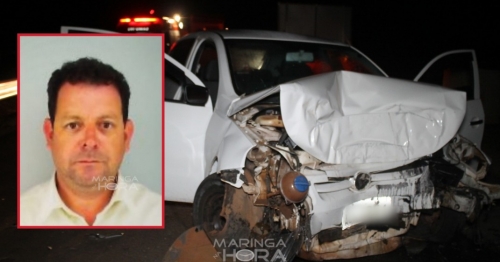 Motorista morre após bater carro em manilha de concreto, próximo de Doutor Camargo