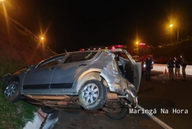 foto de Jovem morre após bater motocicleta na traseira de carro no Contorno Norte de Maringá