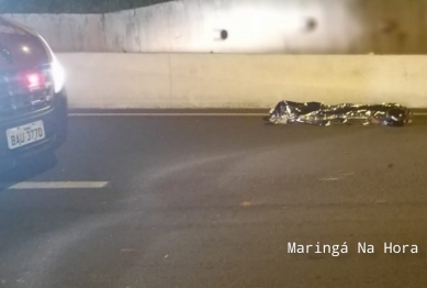 foto de Jovem morre após bater motocicleta na traseira de carro no Contorno Norte de Maringá