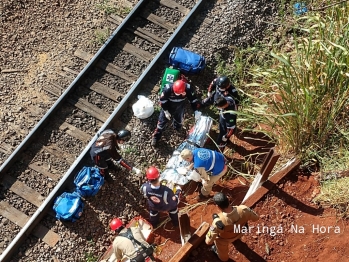 foto de Jovem fica gravemente ferido após cair de pontilhão em Maringá