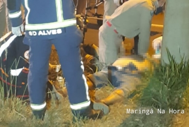 foto de Maringá; homem morre após bater motocicleta em poste na Avenida Morangueira