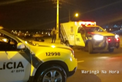 foto de Maringá; homem morre após bater motocicleta em poste na Avenida Morangueira