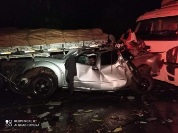 foto de Graves acidentes simultâneos na PR 317 em Iguaraçu envolvendo sete veículos resulta em treze vítimas