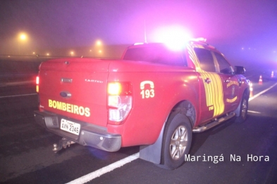 foto de Motociclista morre ao bater moto contra guard-rail em Maringá