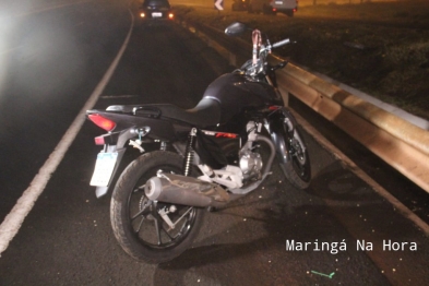 foto de Motociclista morre ao bater moto contra guard-rail em Maringá