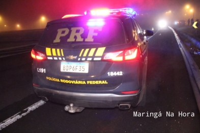 foto de Motociclista morre ao bater moto contra guard-rail em Maringá