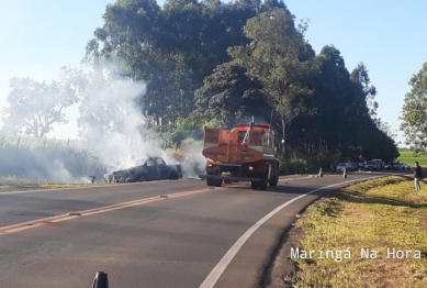 foto de Colisão entre moto e caminhonete mata jovem de 26 anos na região de Maringá