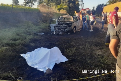 foto de Colisão entre moto e caminhonete mata jovem de 26 anos na região de Maringá