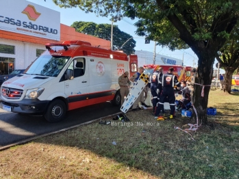 foto de Motociclista é arremessado por vários metros após grave acidente em Maringá