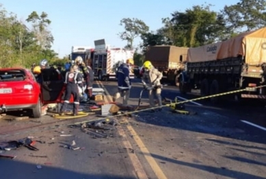 foto de Acidente com duas mortes na BR-376 próximo de Paranavaí