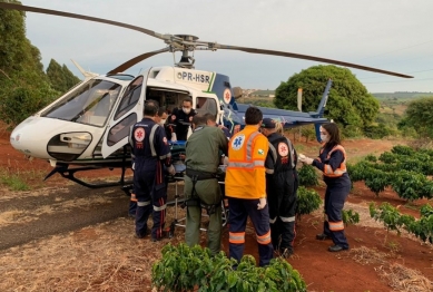 foto de Morre no hospital homem atropelado por caminhão em Mandaguari