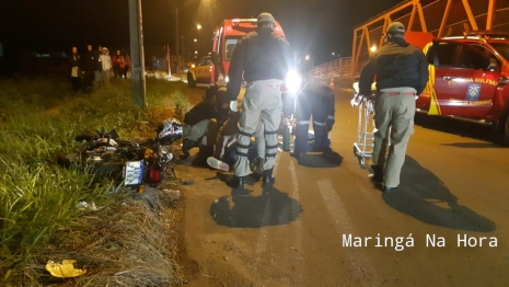 foto de Jovem morre após bater moto contra poste em Maringá 