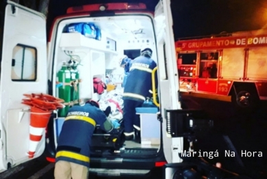 foto de Morre no hospital, mulher que bateu carro contra árvore em Maringá