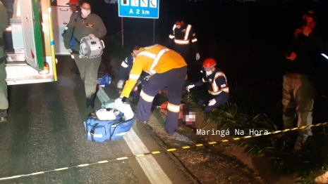 foto de Homem morre após ser atropelado por caminhão no Distrito de Iguatemi  