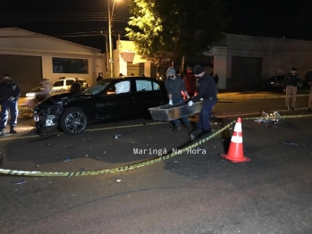 foto de Colisão frontal mata motociclista de 28 anos, em Maringá