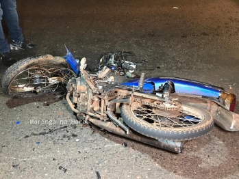 foto de Colisão frontal mata motociclista de 28 anos, em Maringá