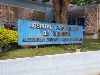 foto de Interno do Hospital Psiquiátrico de Maringá, tem pescoço cortado por objeto cortante