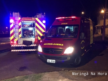 foto de Jovem fica inconsciente ao bater carro contra poste em Maringá