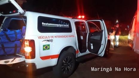 foto de Grave acidente no Contorno Sul em Maringá, mobiliza várias equipes de socorro