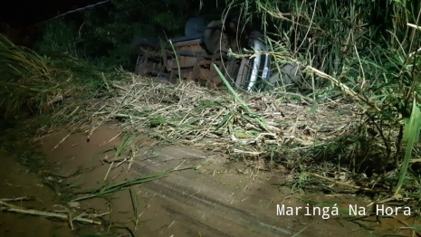 foto de Grave acidente no Contorno Sul em Maringá, mobiliza várias equipes de socorro