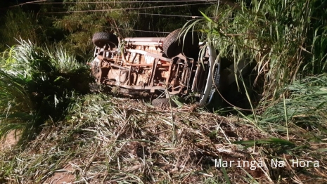 foto de Grave acidente no Contorno Sul em Maringá, mobiliza várias equipes de socorro