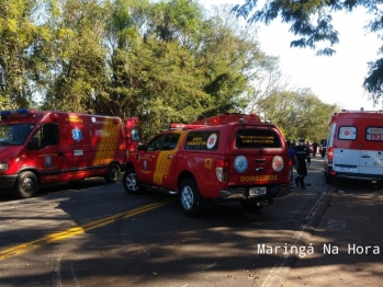 foto de Colisão frontal entre veículos na rodovia PR-323, deixa 06 pessoas feridas, entre elas uma gestante de 32 semanas