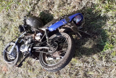 foto de Acidente entre carreta e moto, mata motociclista na PR-317