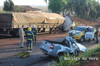 foto de Colisão frontal na rodovia PR-323 mata motorista de 30 anos