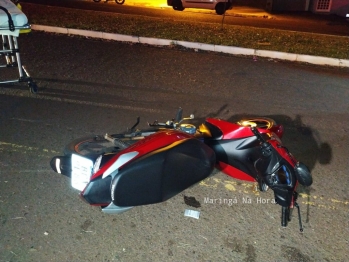 foto de Morre no hospital motociclista que sofreu acidente no Jardim Novo Oásis, em Maringá