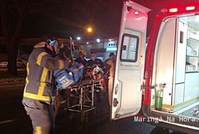 foto de Homem sofre traumatismo craniano grave ao ser atropelado em Maringá