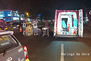 foto de Homem sofre traumatismo craniano grave ao ser atropelado em Maringá